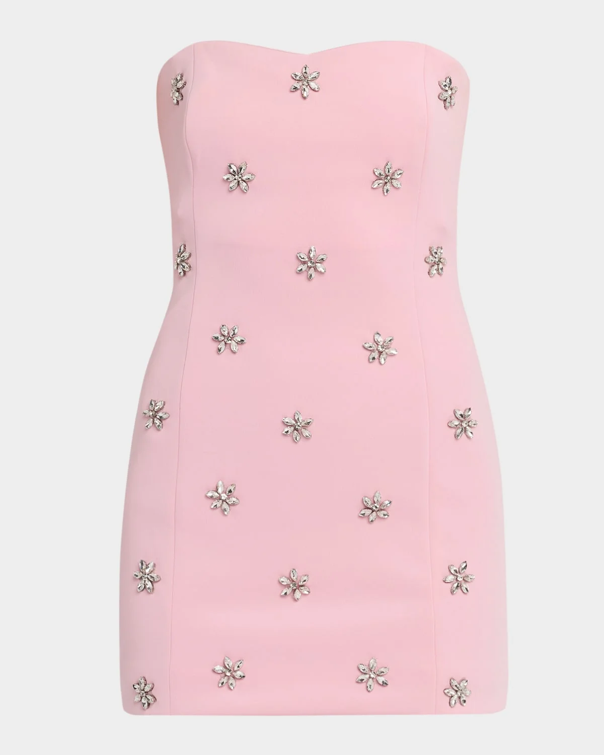 Pixie Strapless Crystal-Embellished Mini Dress - 1