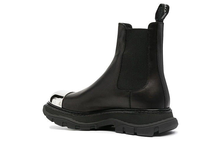 Alexander McQueen Tread Slick Boot 'Black Silver' 634614WHXHF1081 - 3