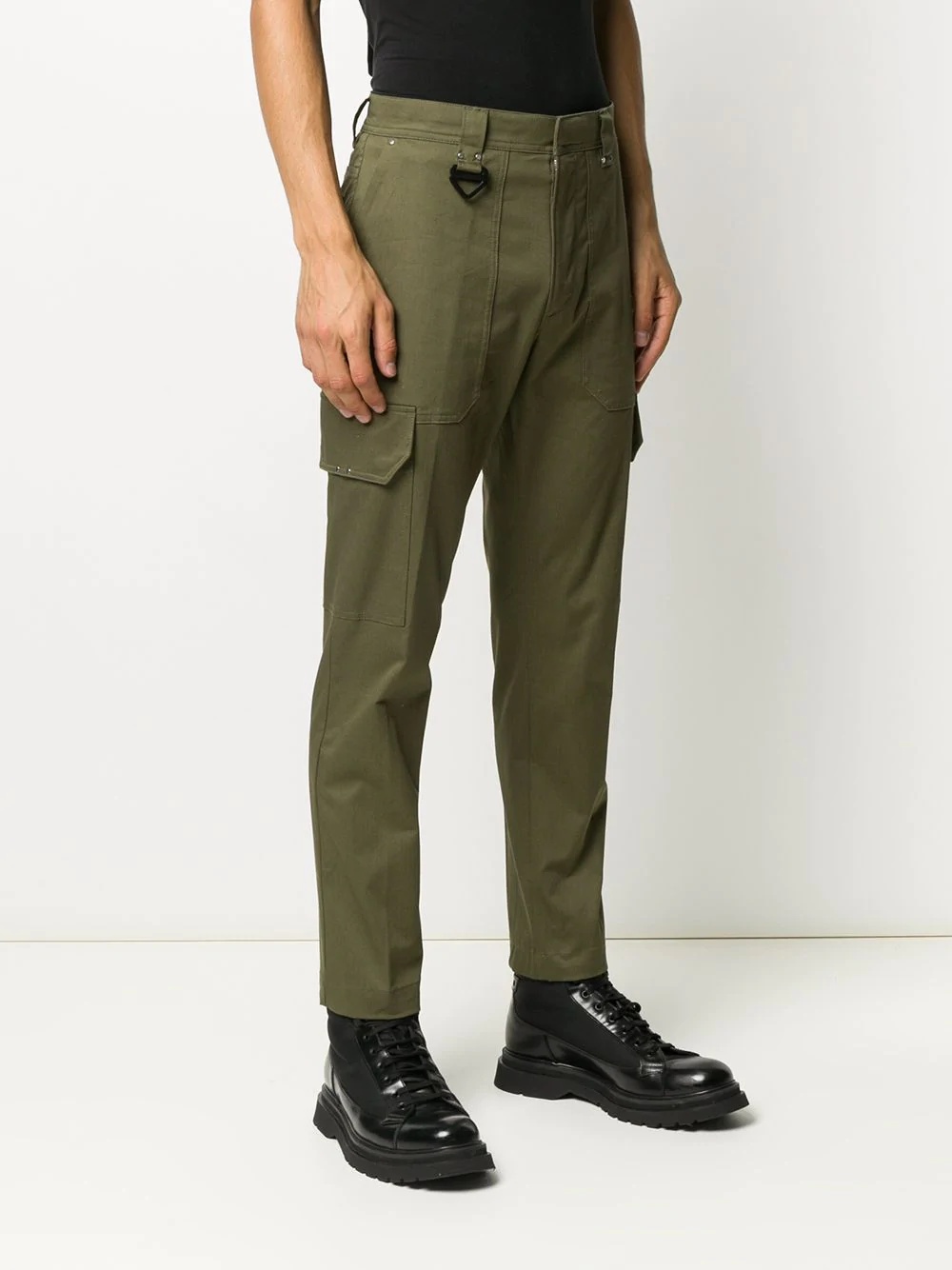 straight-leg cargo pants - 3