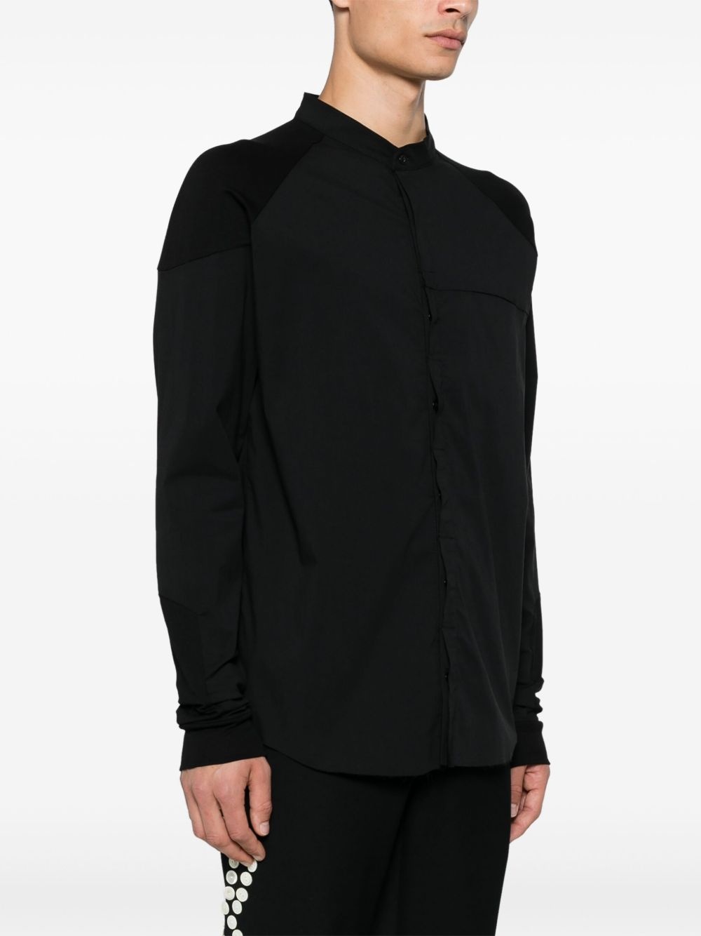 stand-up collar shirt - 3