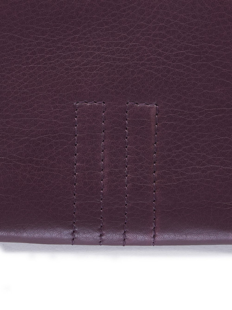 Burgundy Zipped Wallet 3