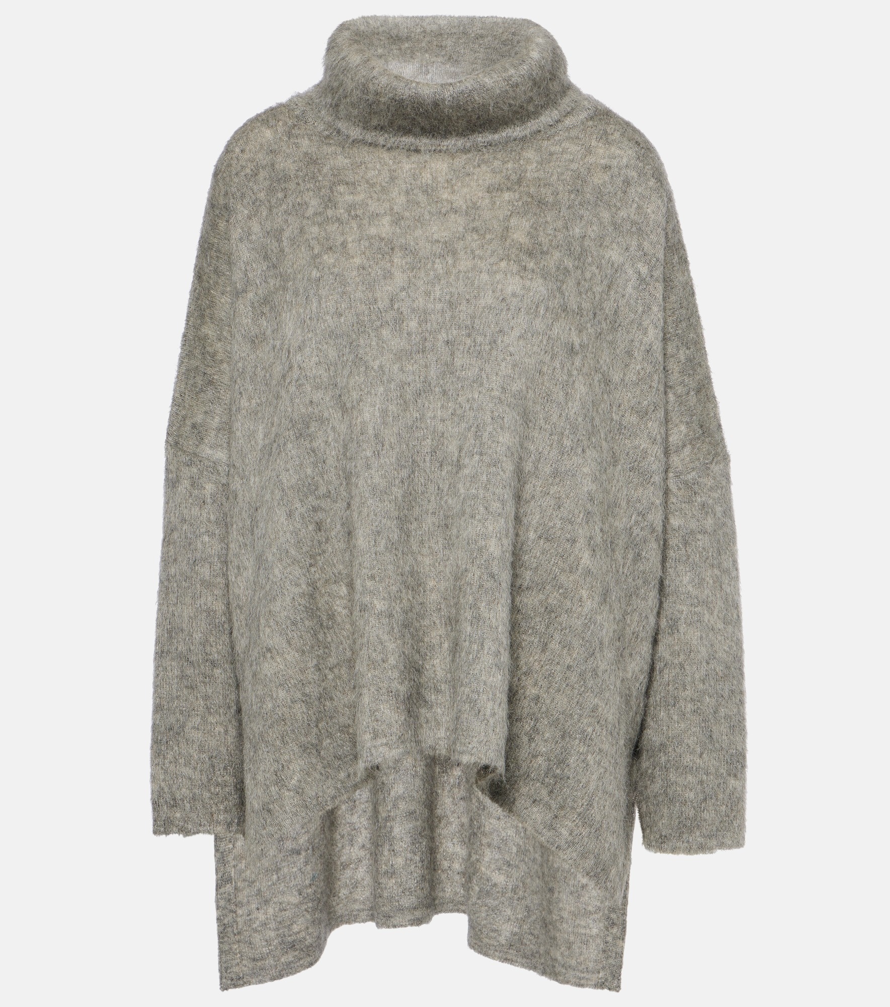 Mockneck mohair-blend sweater - 1