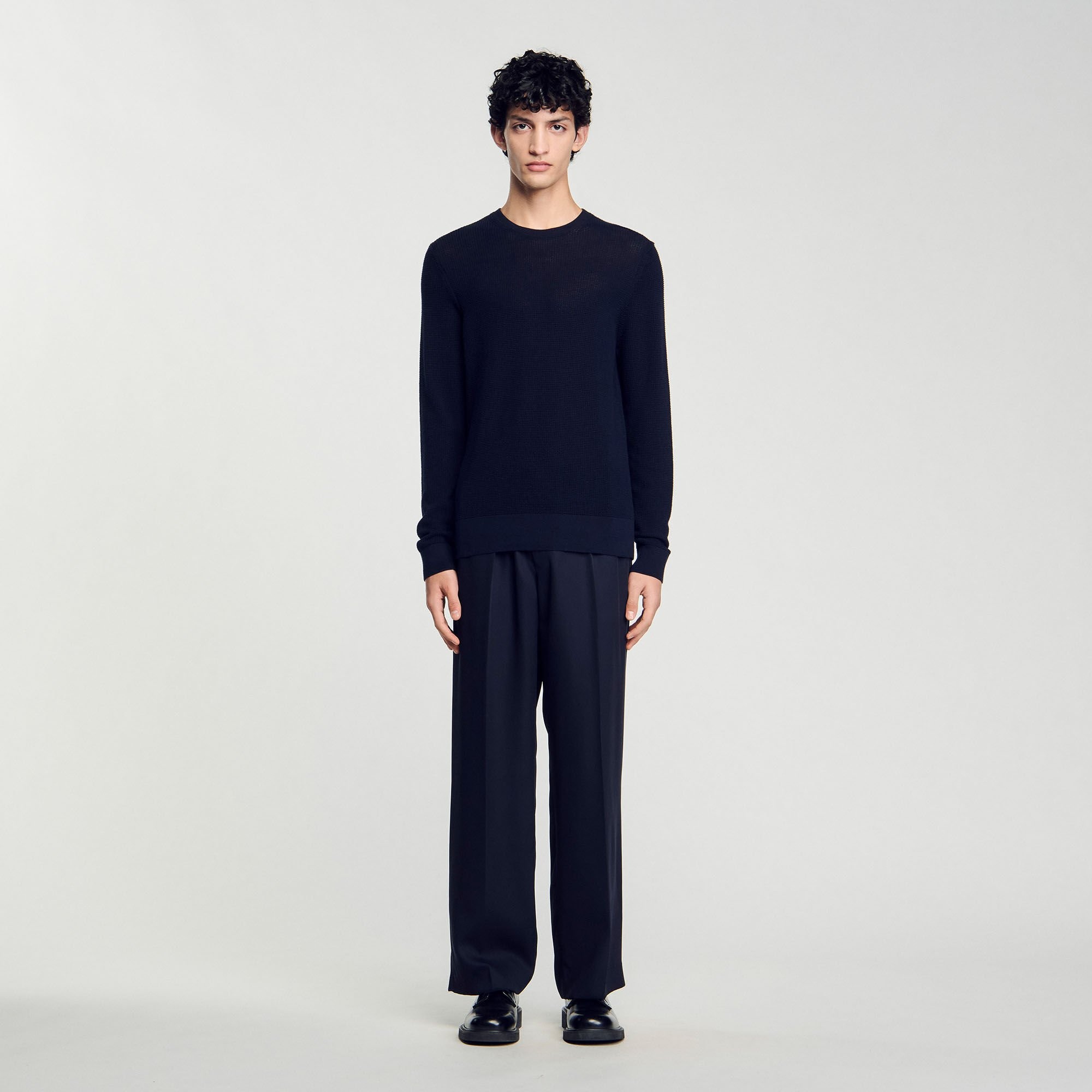 TEXTURED KNIT SWEATER - 2