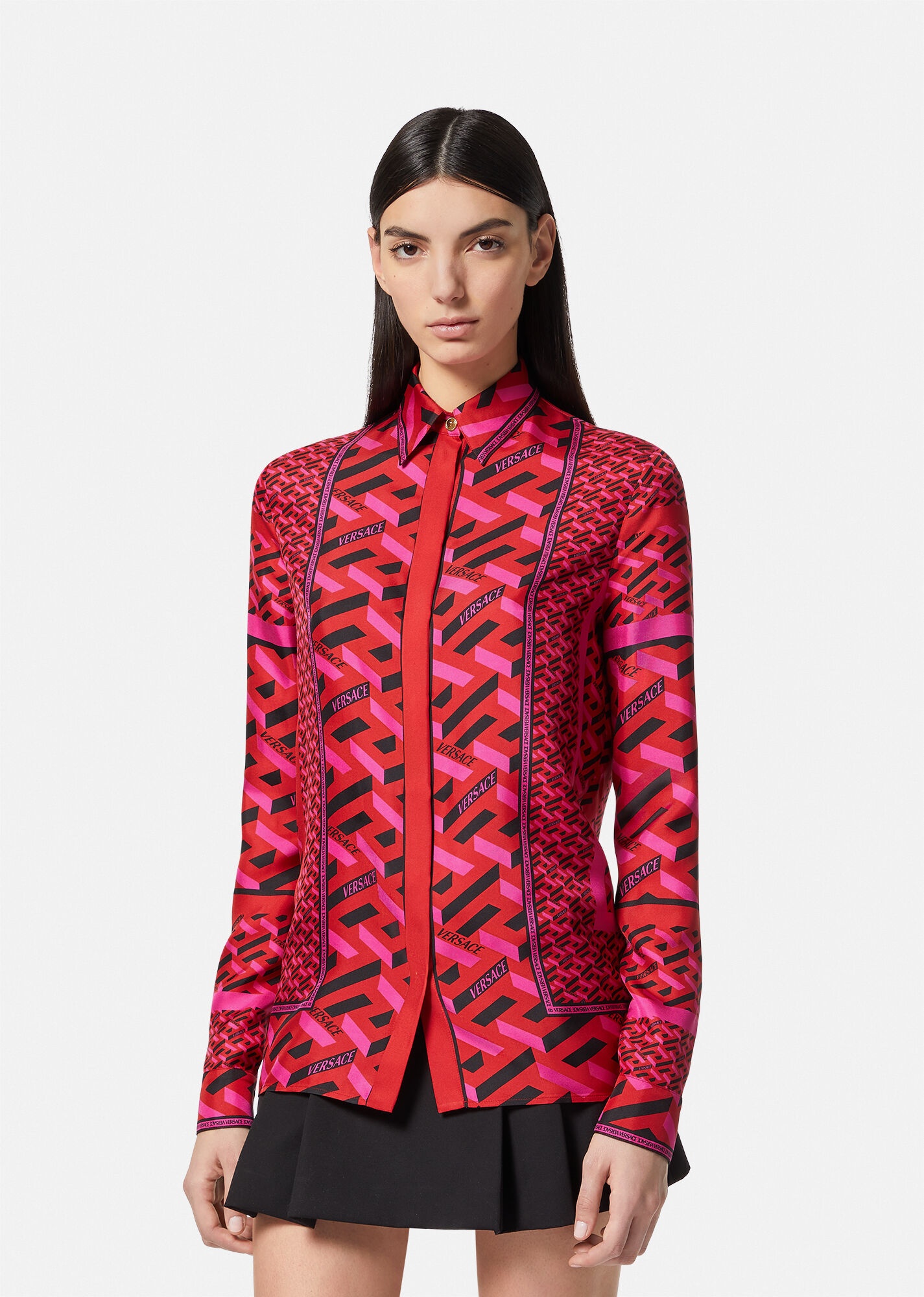La Greca Silk Shirt - 3