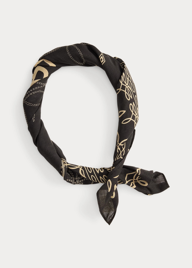 RRL Ranch Logo Bandanna 1