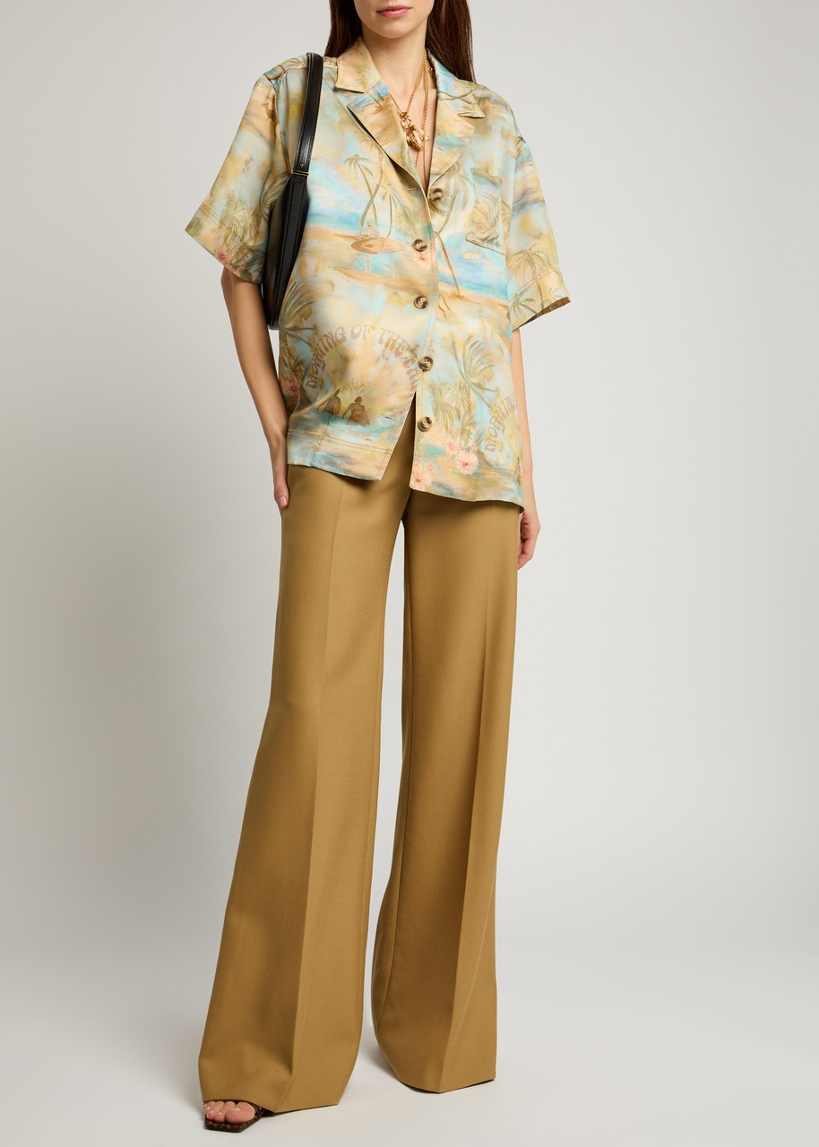 Zimmermann Illuminate Printed Crepe Shirt - 4