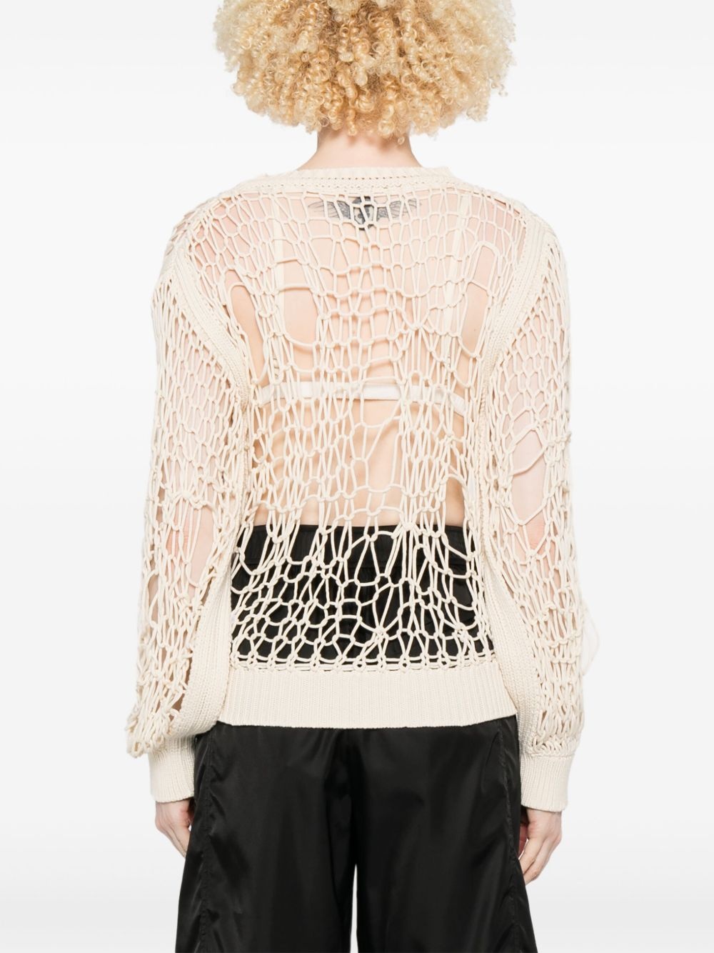 cotton-blend sweater - 4