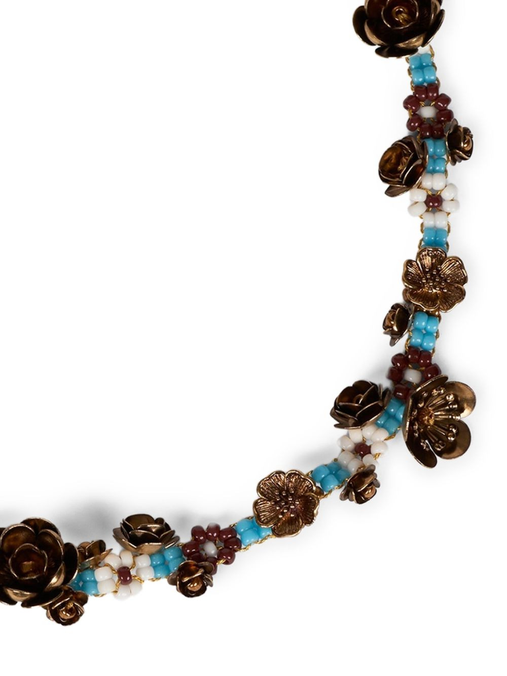 beaded rose necklace - 2