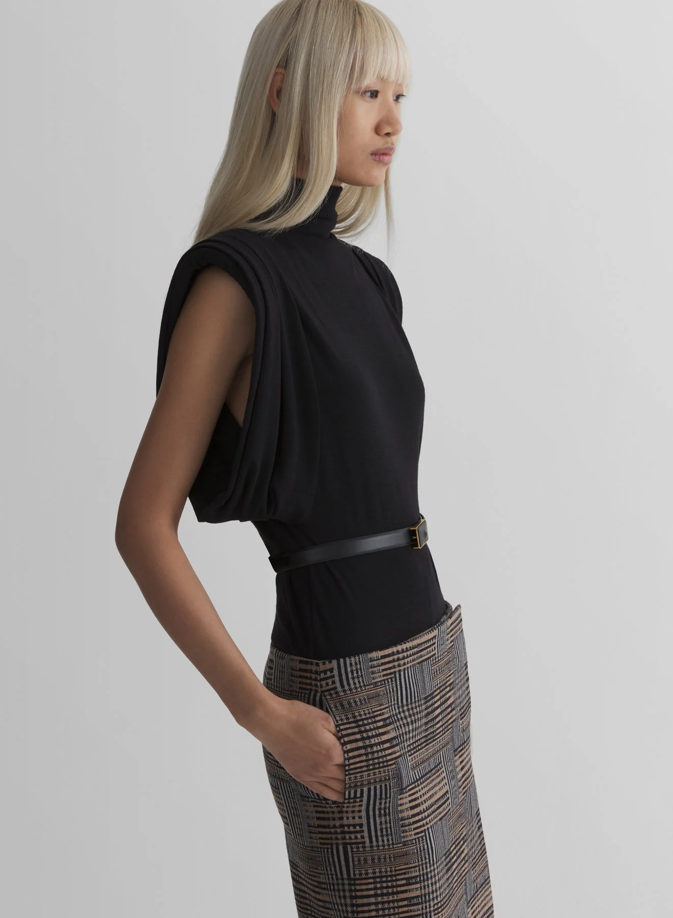 black jersey frame top - 1
