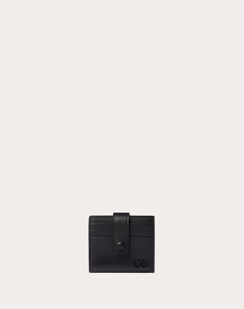 MINI VLOGO SIGNATURE CALFSKIN CARDHOLDER 1
