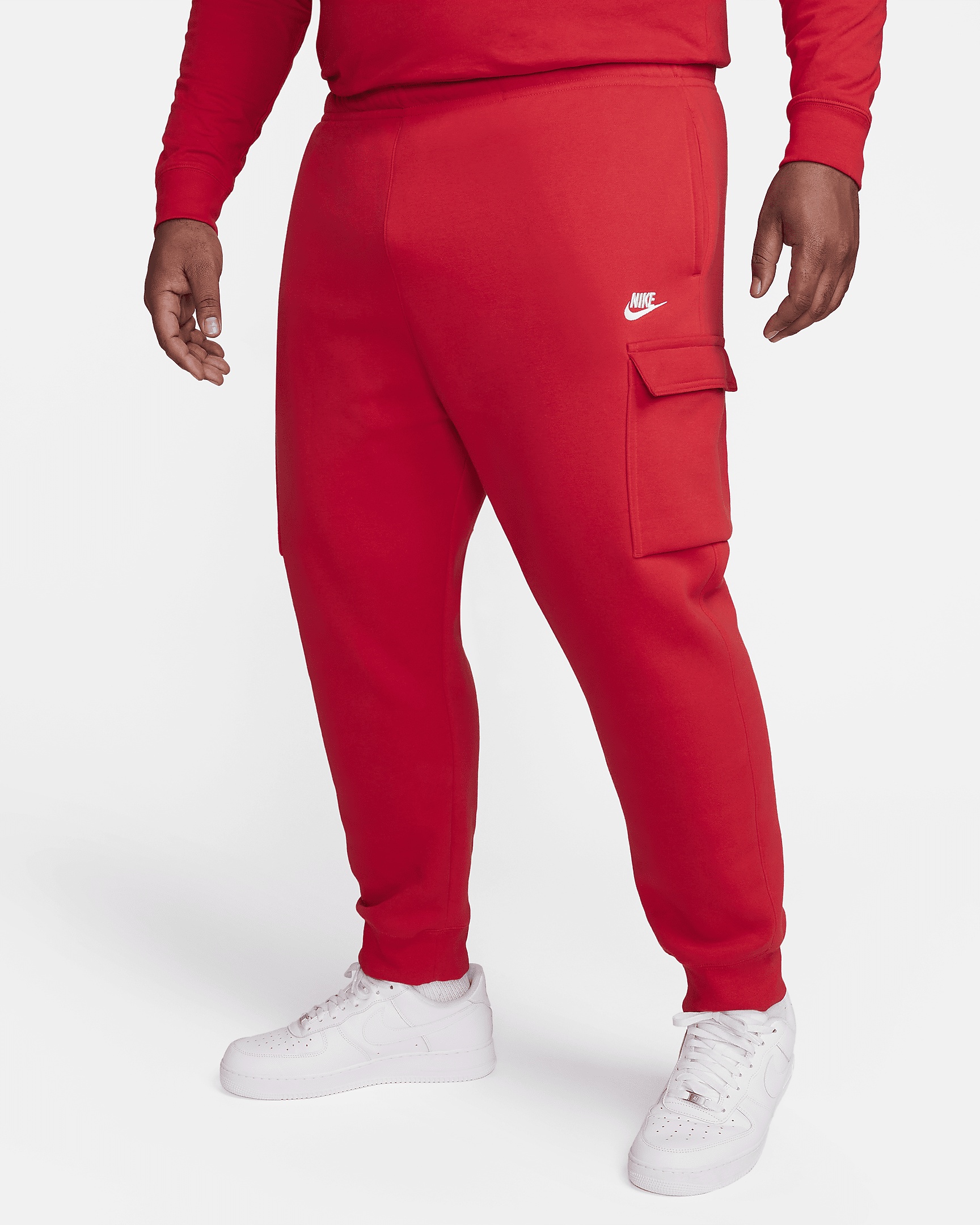 Men's Nike Sportswear Club Fleece Cargo Pants - 8