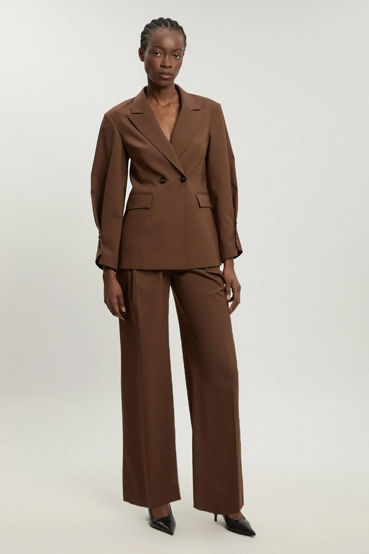 Tailored Straight Leg Cigarette Trouser - 1