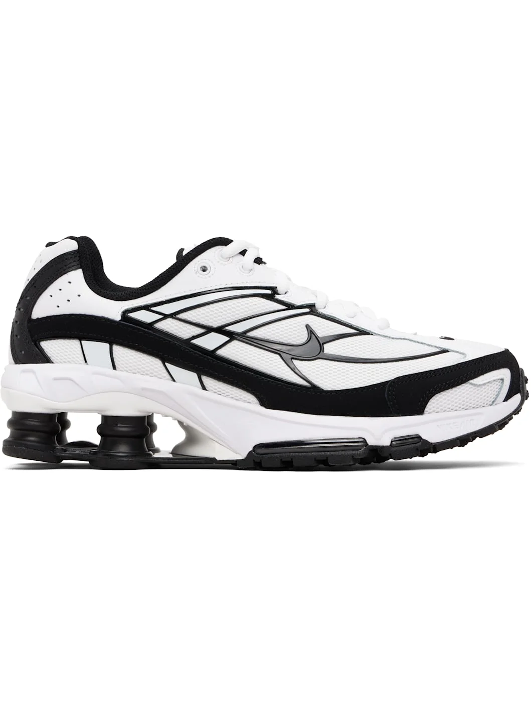 Black & White Shox Ride 2 Sneakers - 1