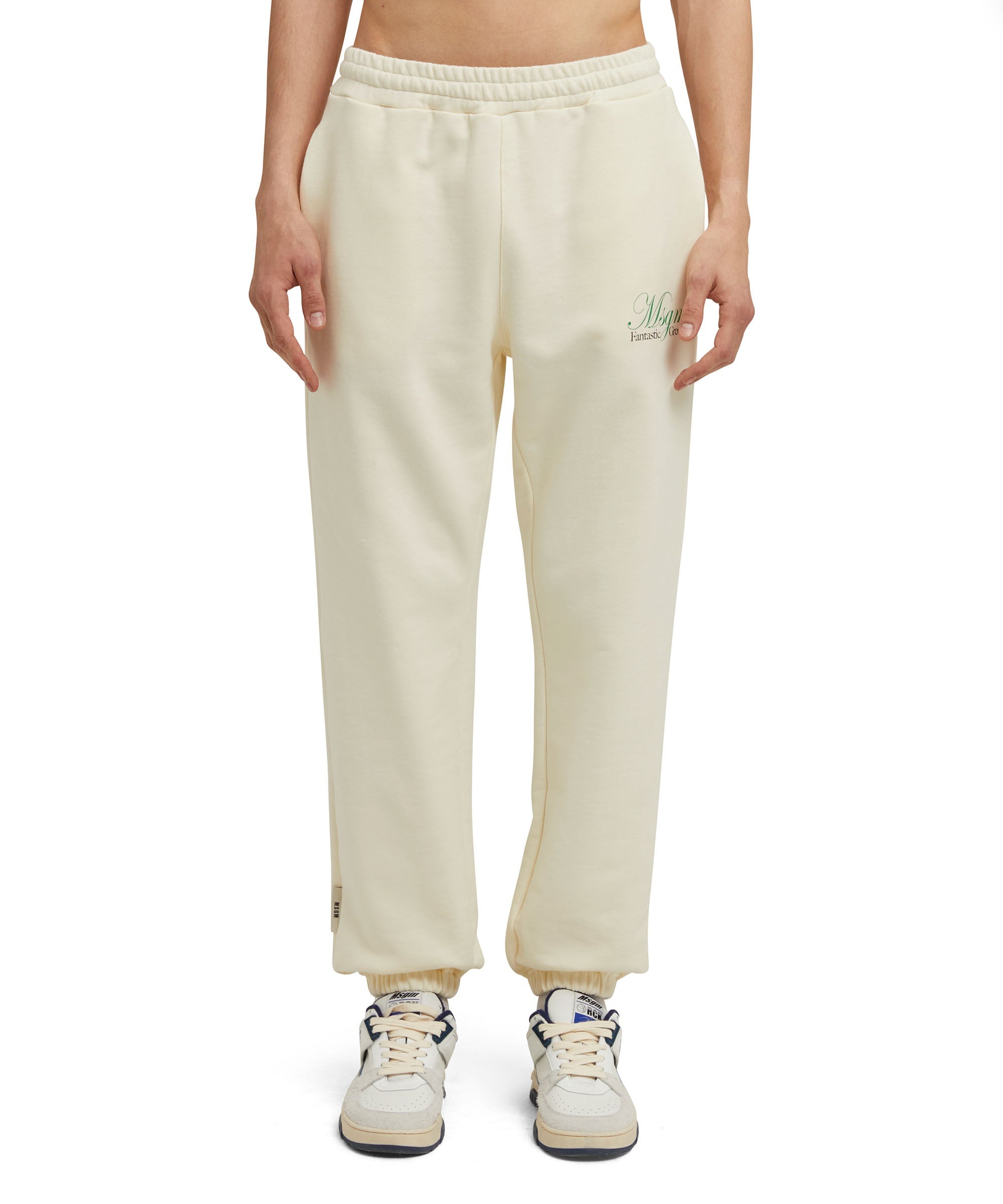 Organic cotton jogging trousers certified by the MSGM Fantastic Green Capsule - 2
