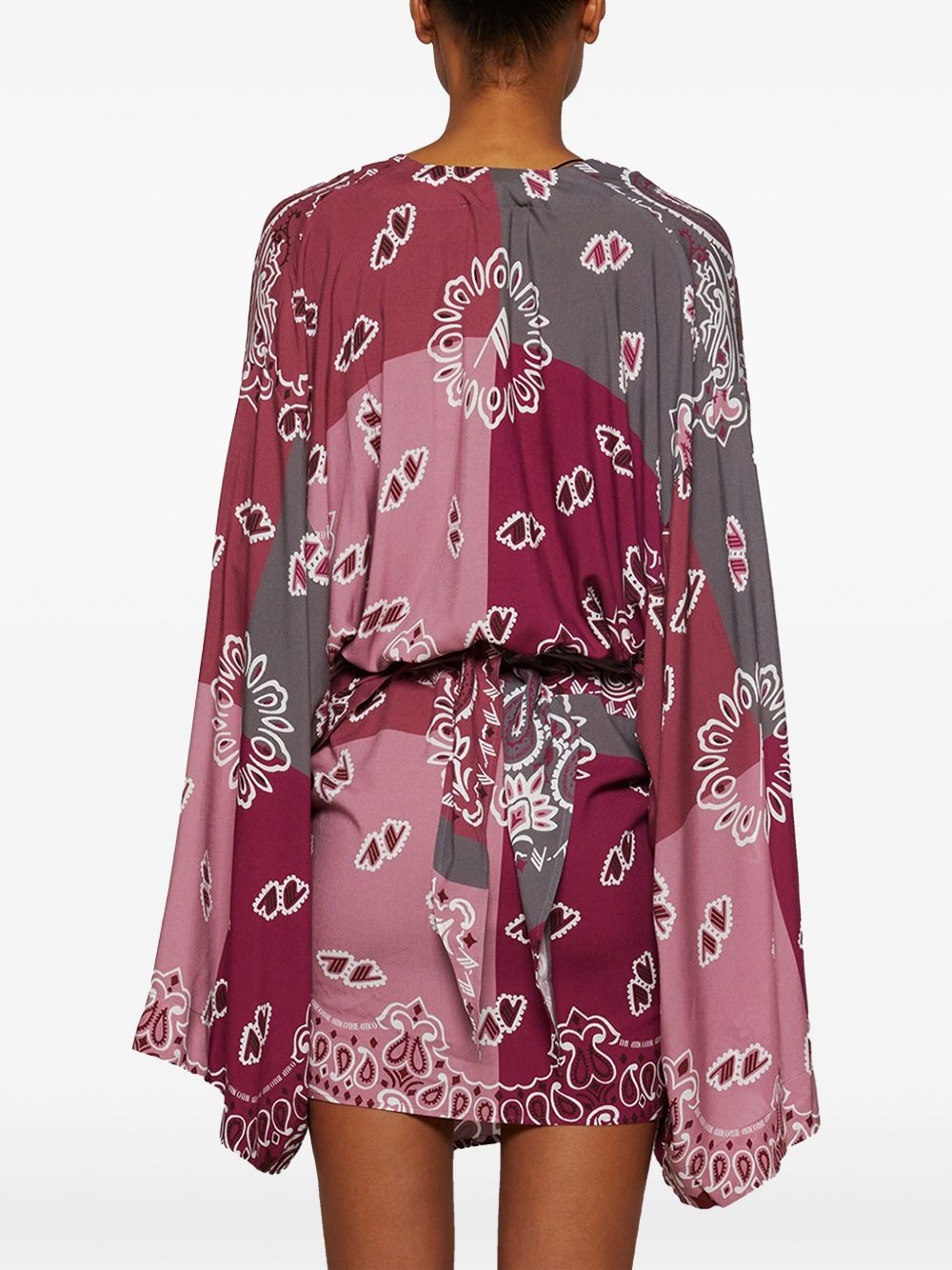 bandana-print dress - 5