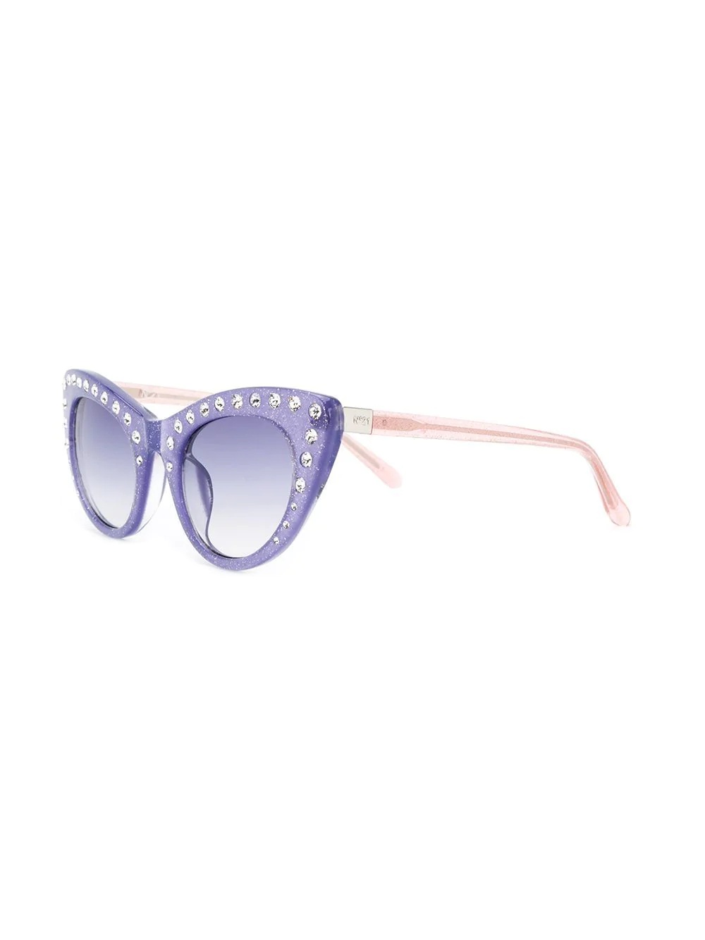 crystal-embellished cat-eye sunglasses - 2