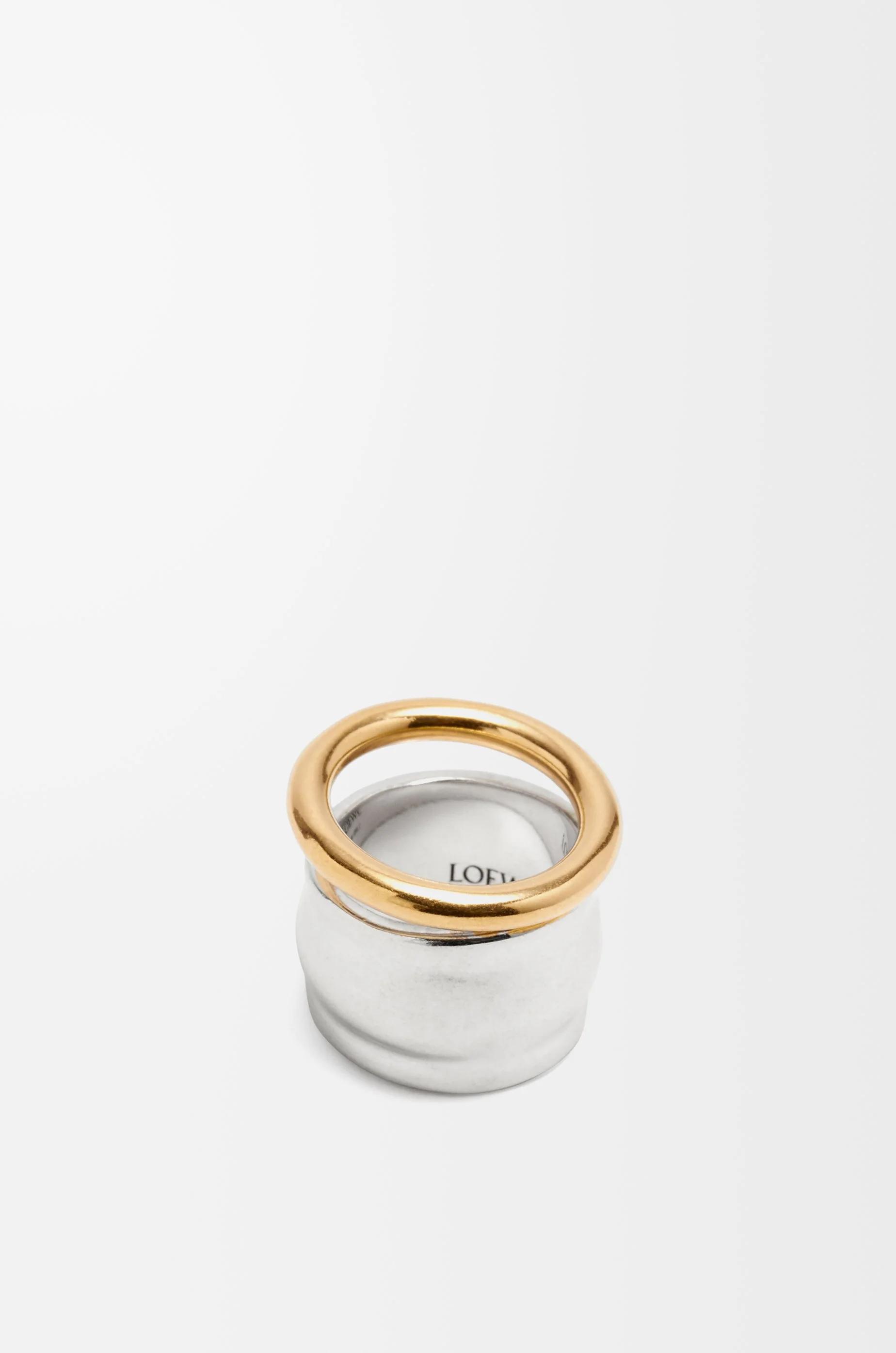 Nappa knot ring in sterling silver - 1