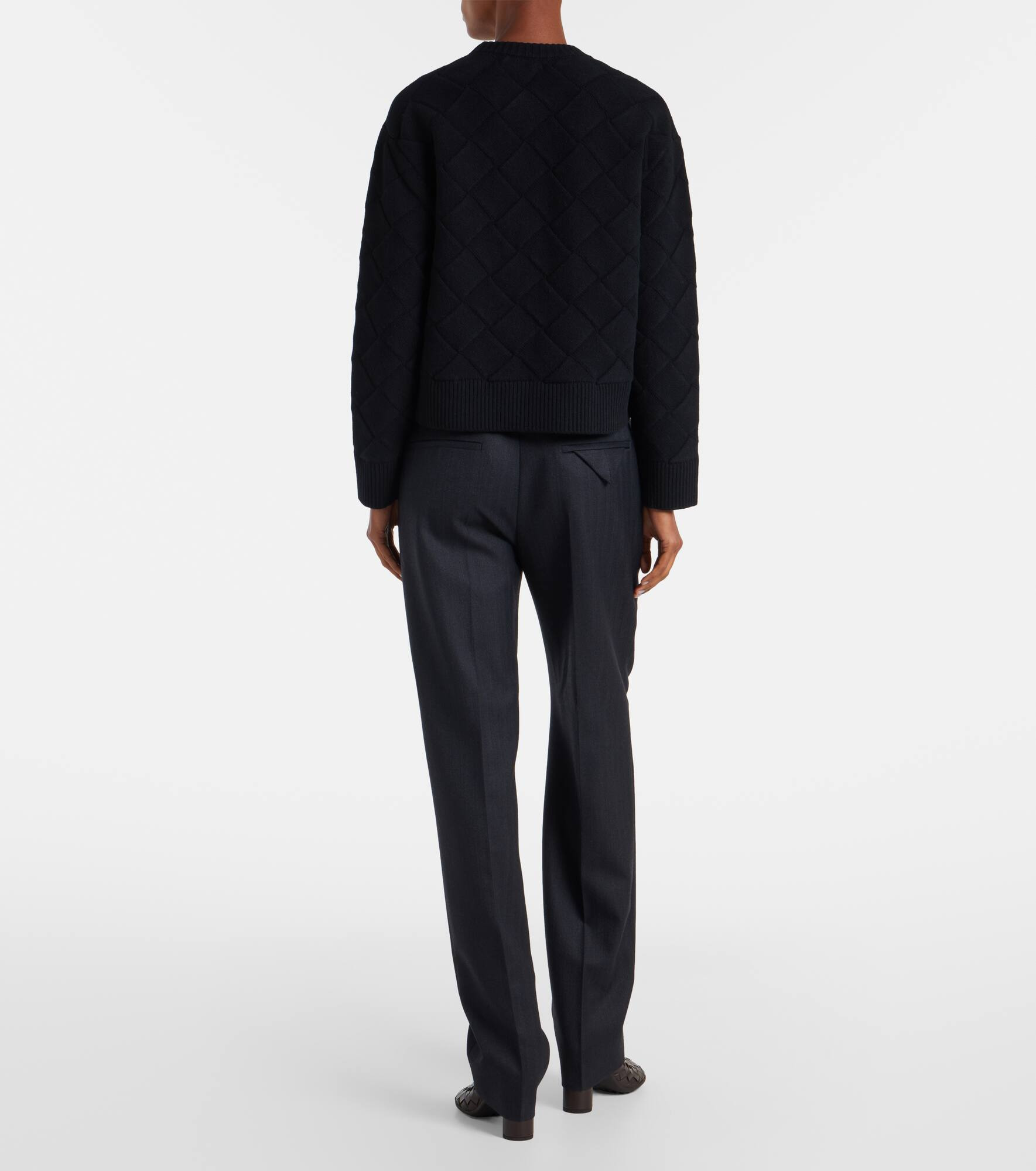Intreccio wool-blend sweater - 3