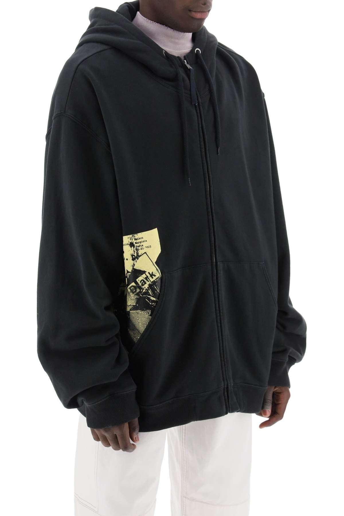 "MAXI ZIP-UP SWEATSHIRT WITH - 8