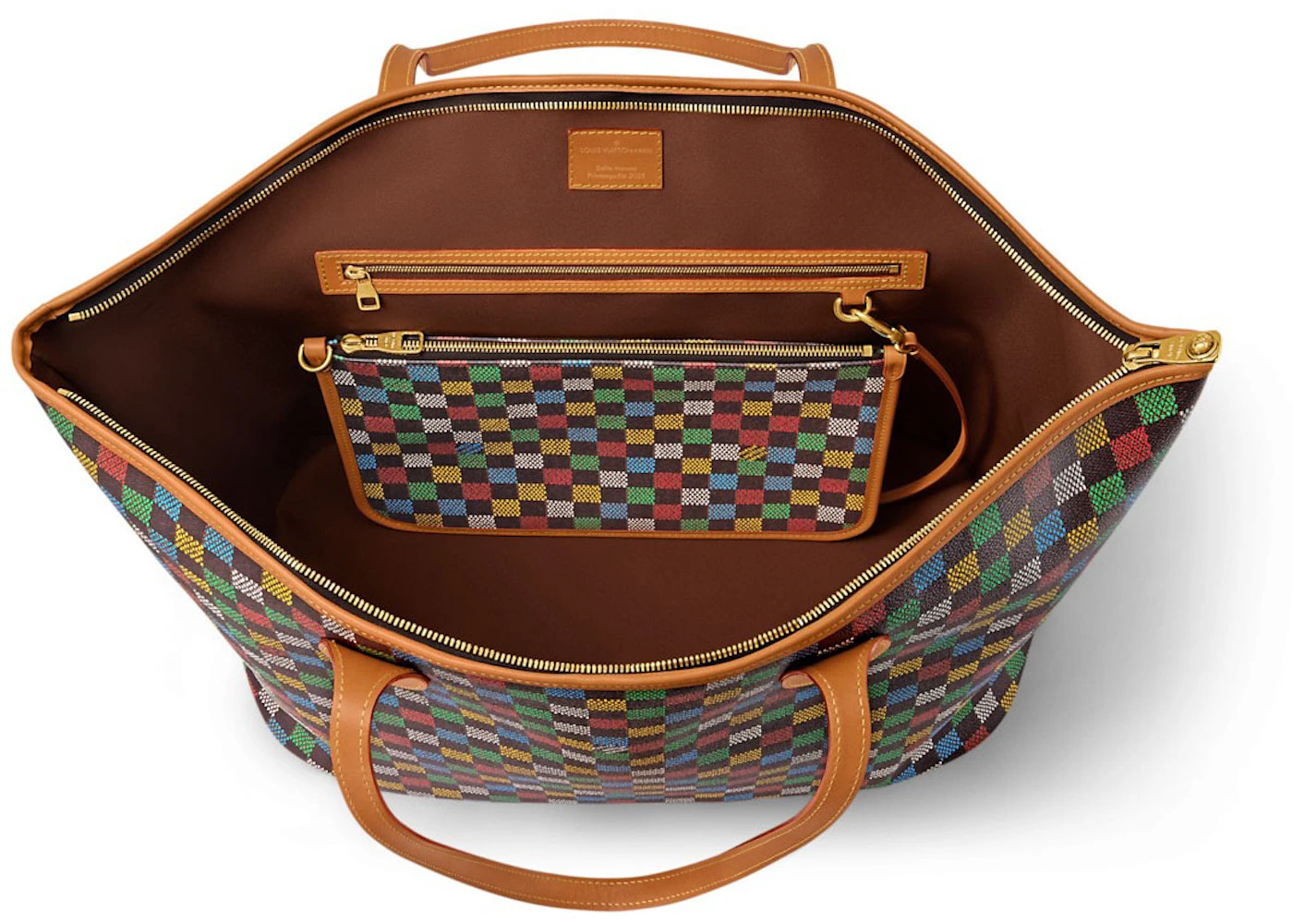 Louis Vuitton Nevereverfull LV Vers Damier Ebene Multicolor - 3