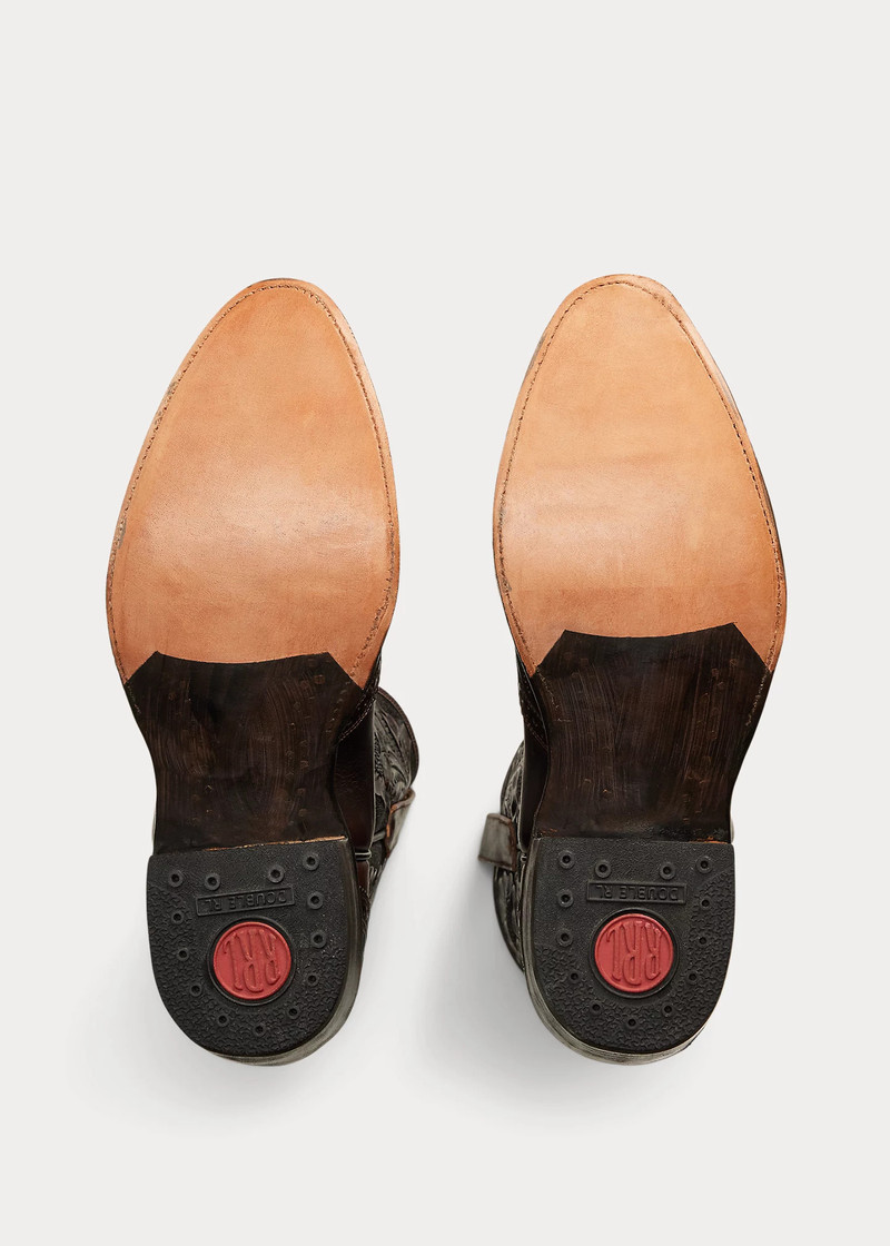 Plainview Hand-Tooled Leather Boot 4