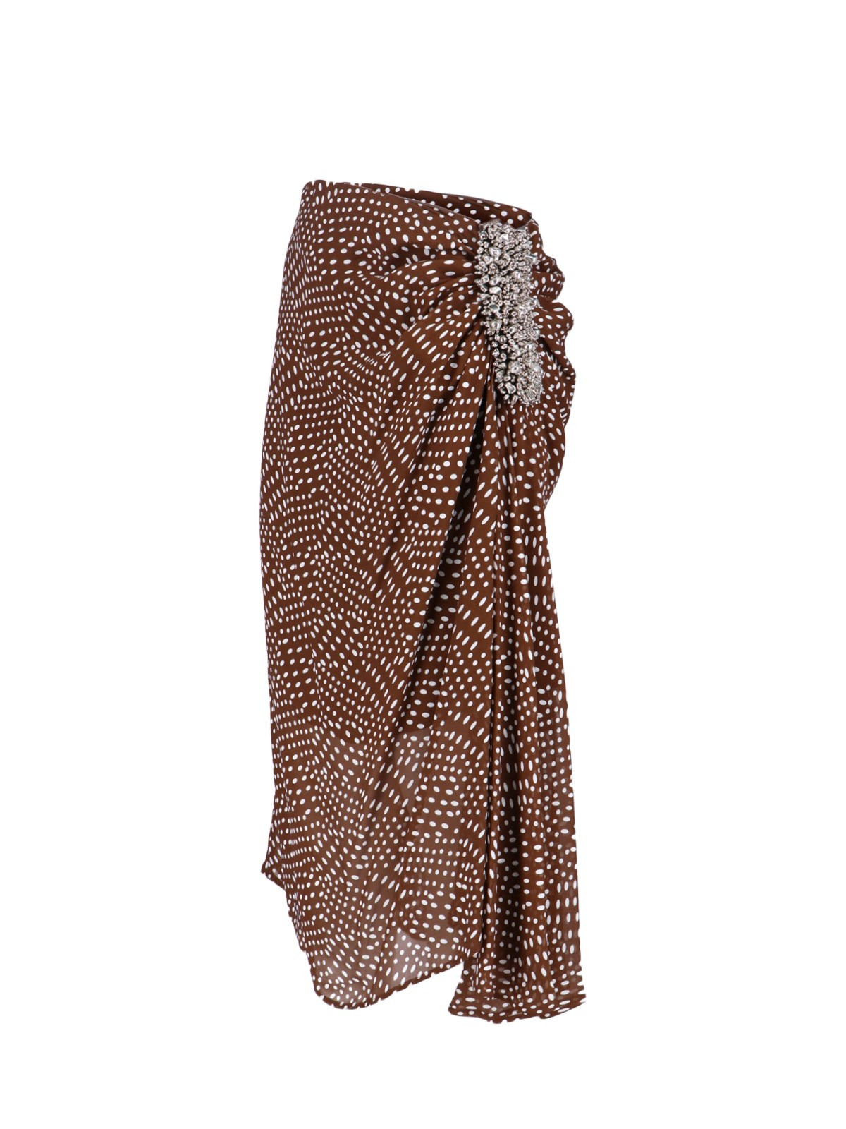 ASYMMETRICAL MIDI SKIRT - 3