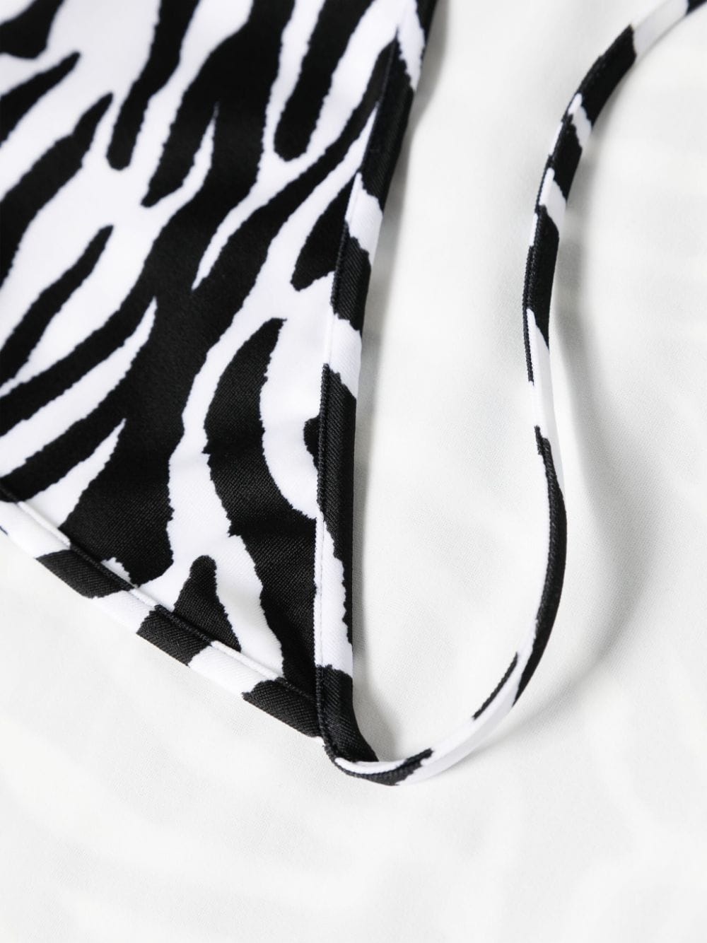 zebra-print beach dress - 3