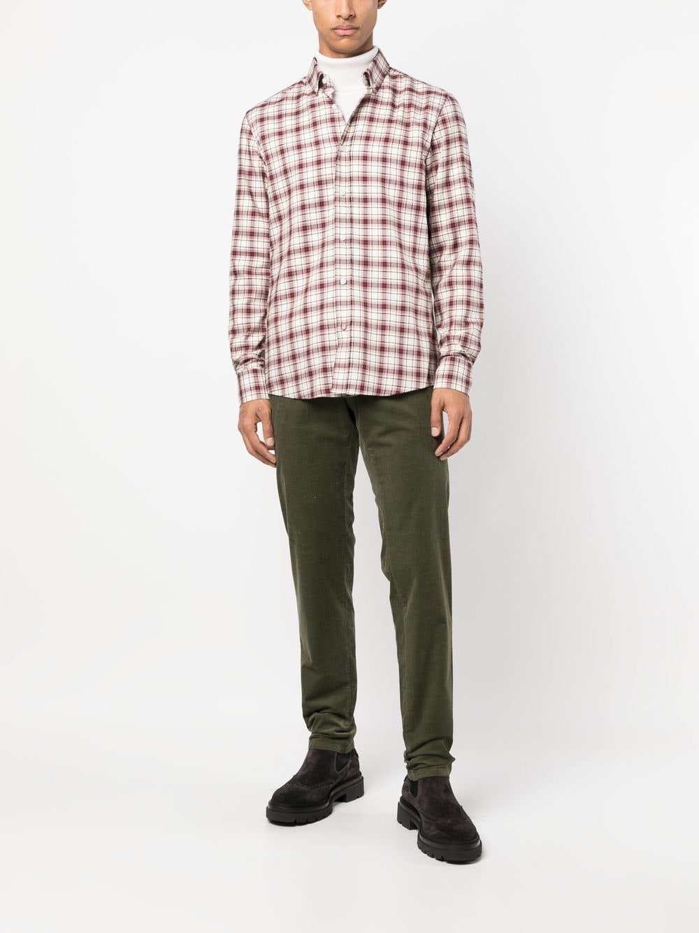 mid-rise slim-fit chinos - 2