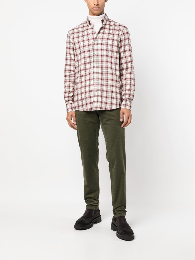 Canali mid-rise slim-fit chinos outlook