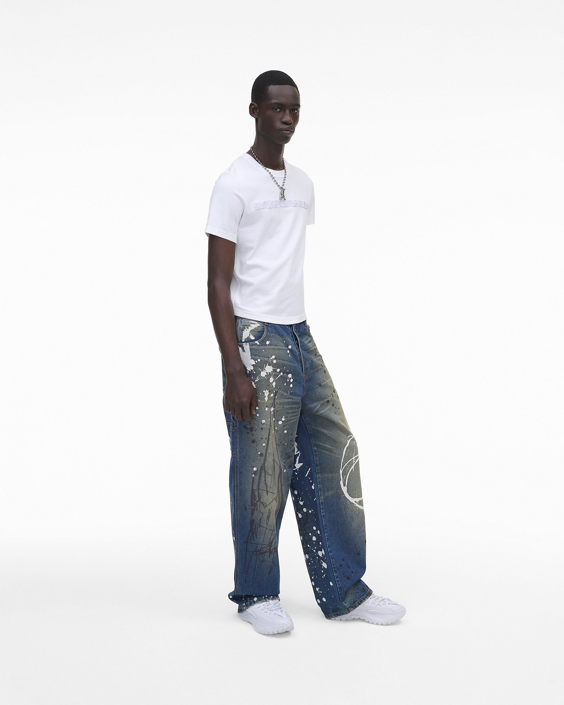 FUTURA X MARC JACOBS PAINTED OVERSIZED JEAN - 7