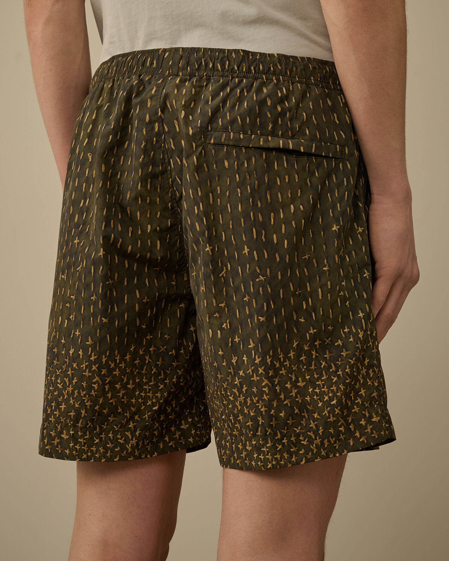 Flatt Nylon Sashiko Printed Swim Shorts - 6