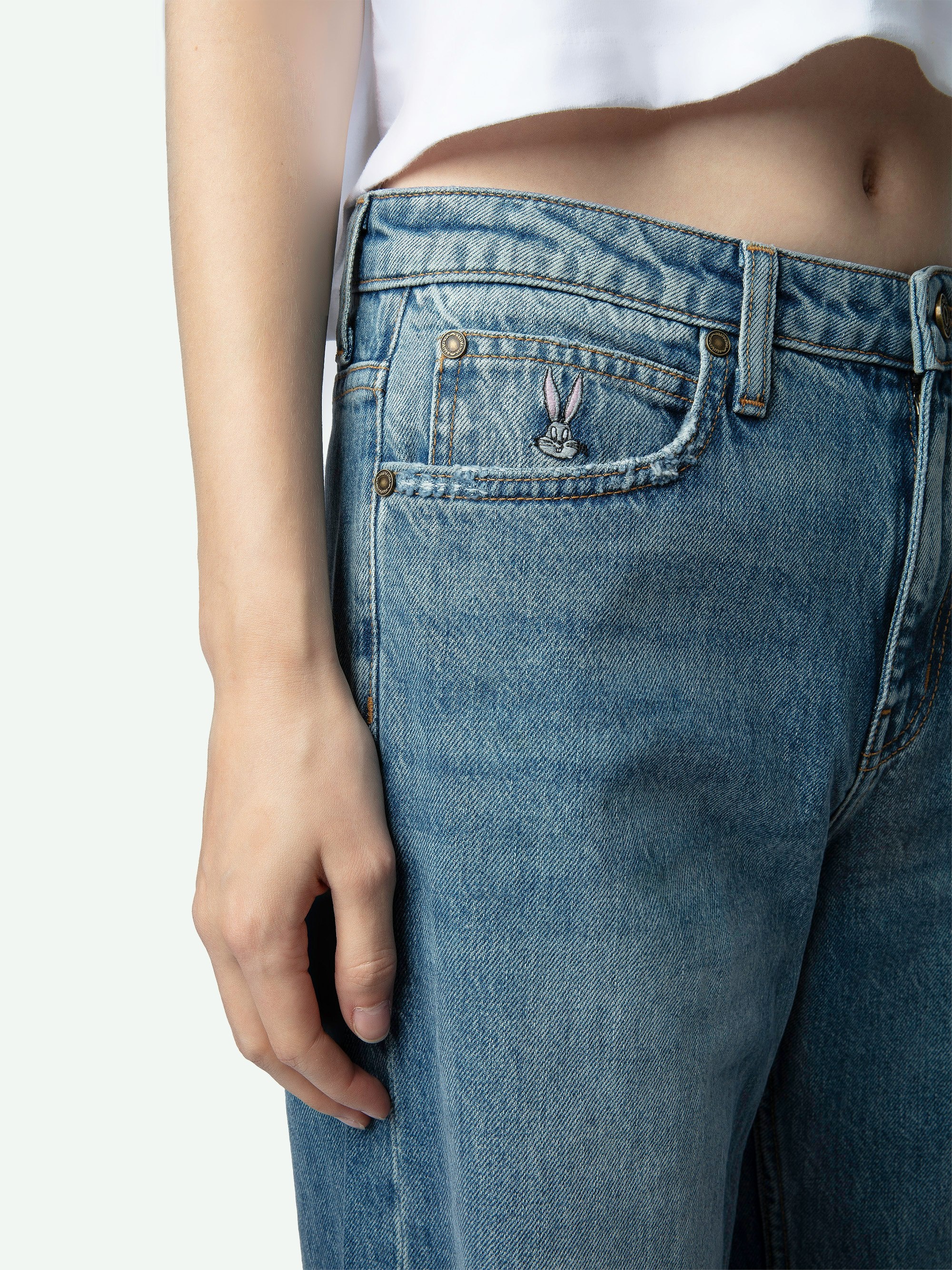 Whitney Wide Leg Jeans - 5