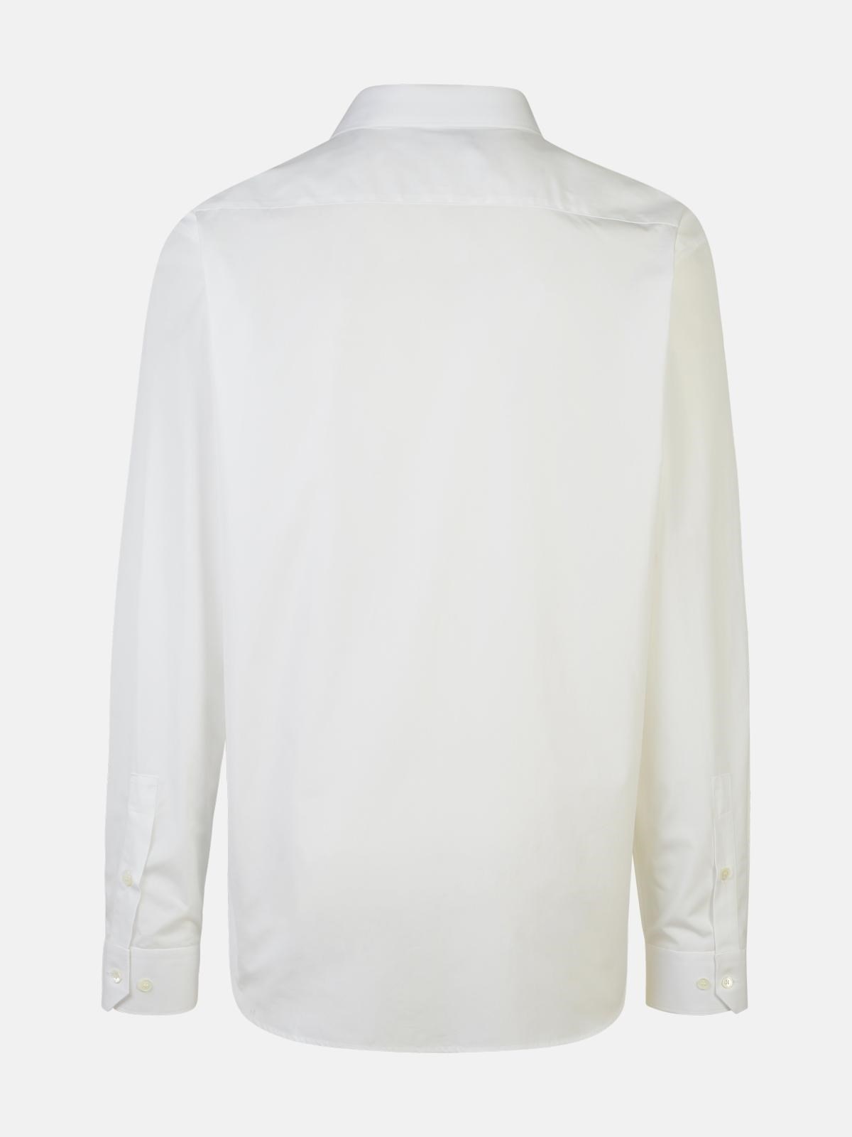 WHITE COTTON SHIRT - 3