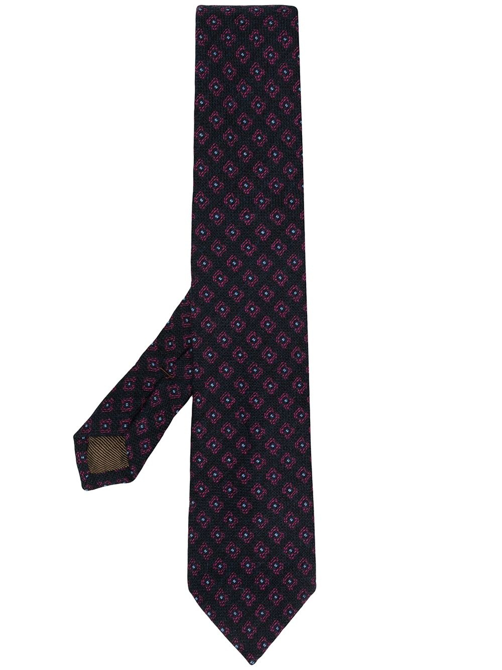 geometric pattern necktie - 1