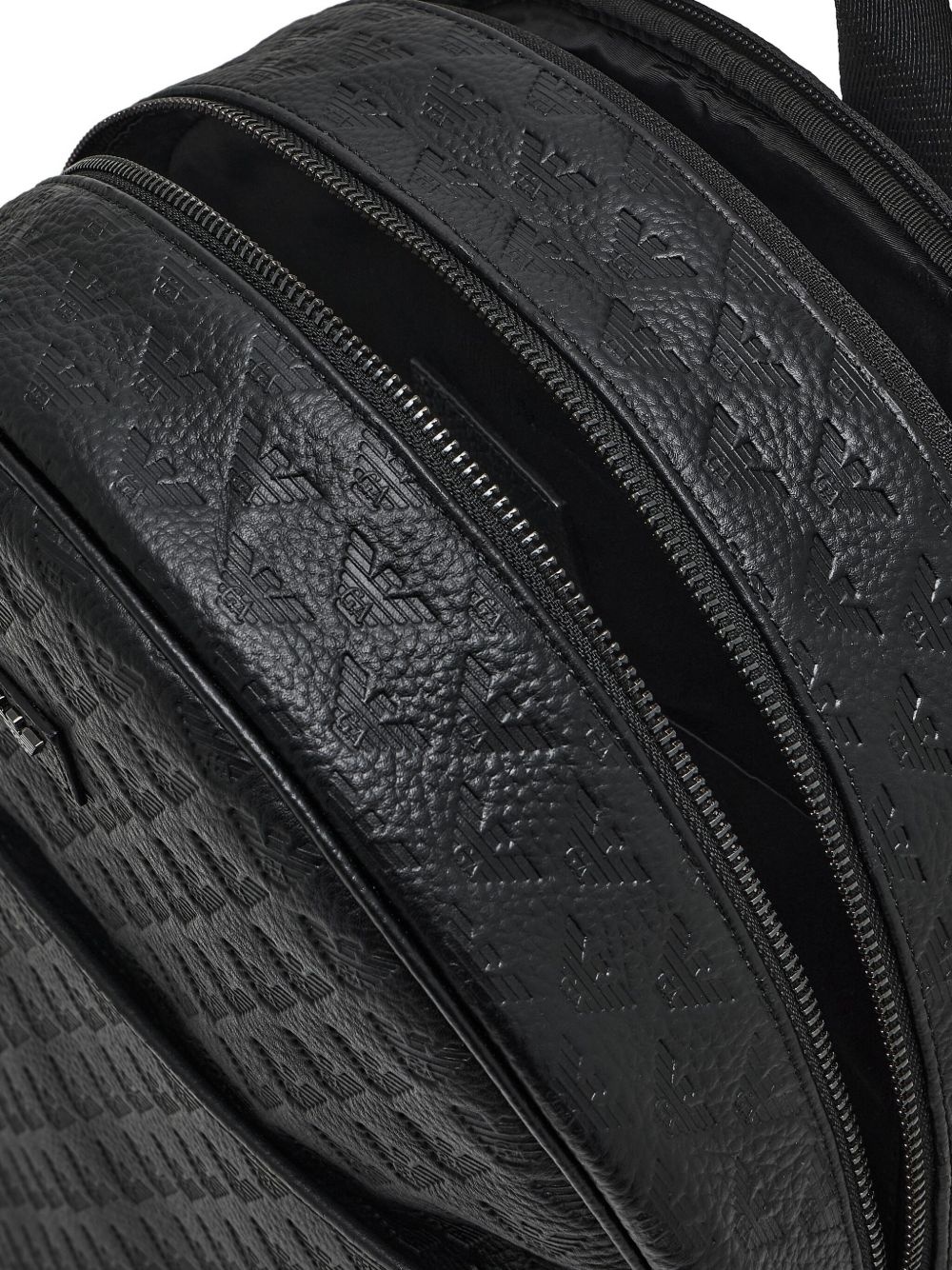 embossed eagle-logo backpack - 6