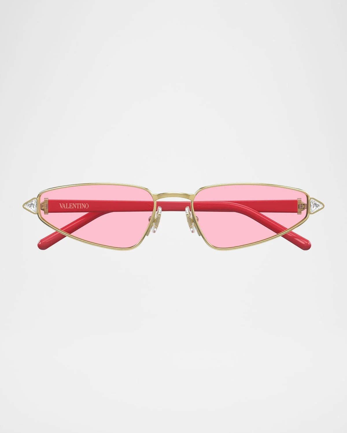 Crystal VLogo 57mm Cat-Eye Sunglasses - 1