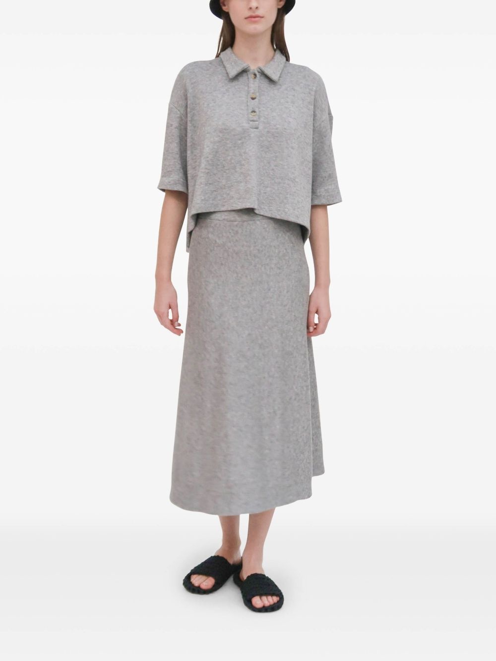 flared midi skirt - 2