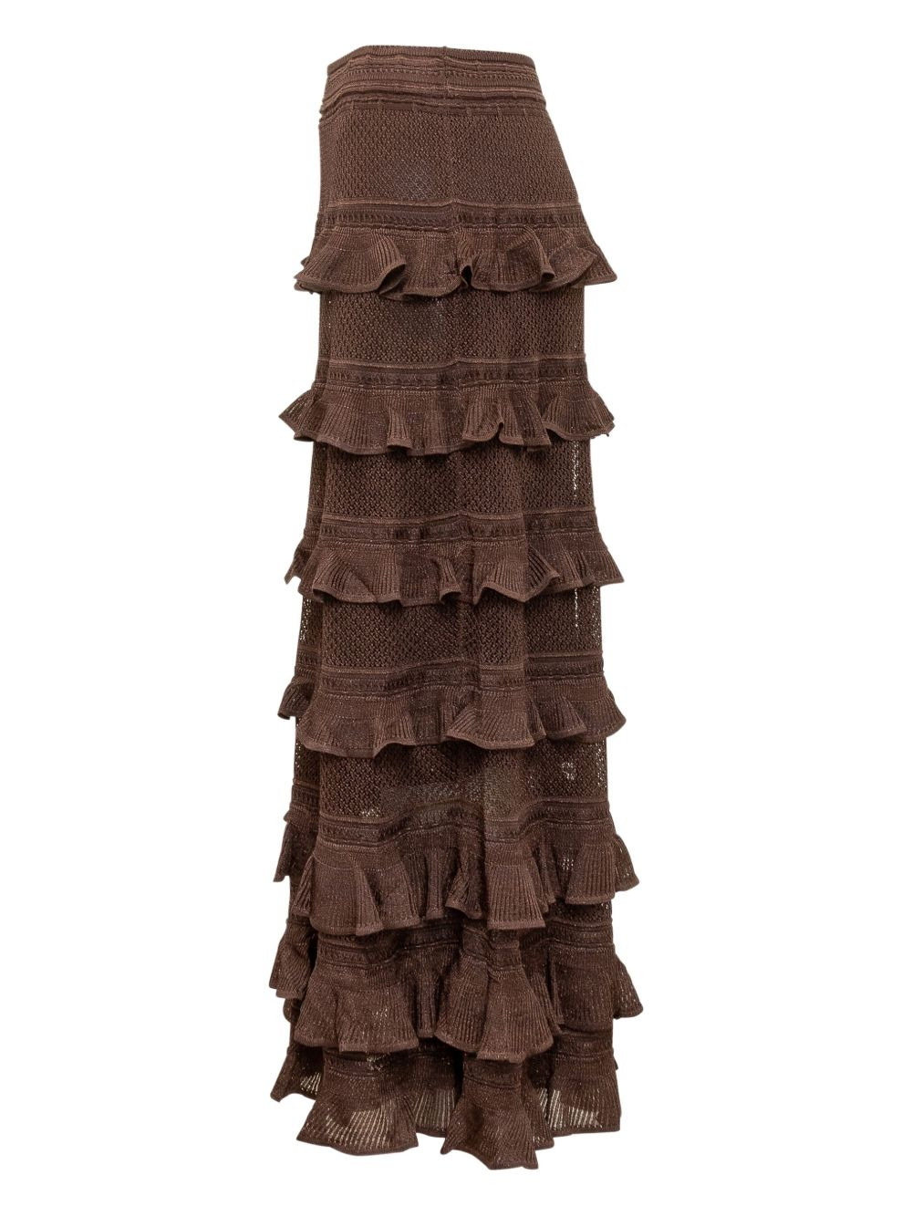 tiered ruffle skirt - 2