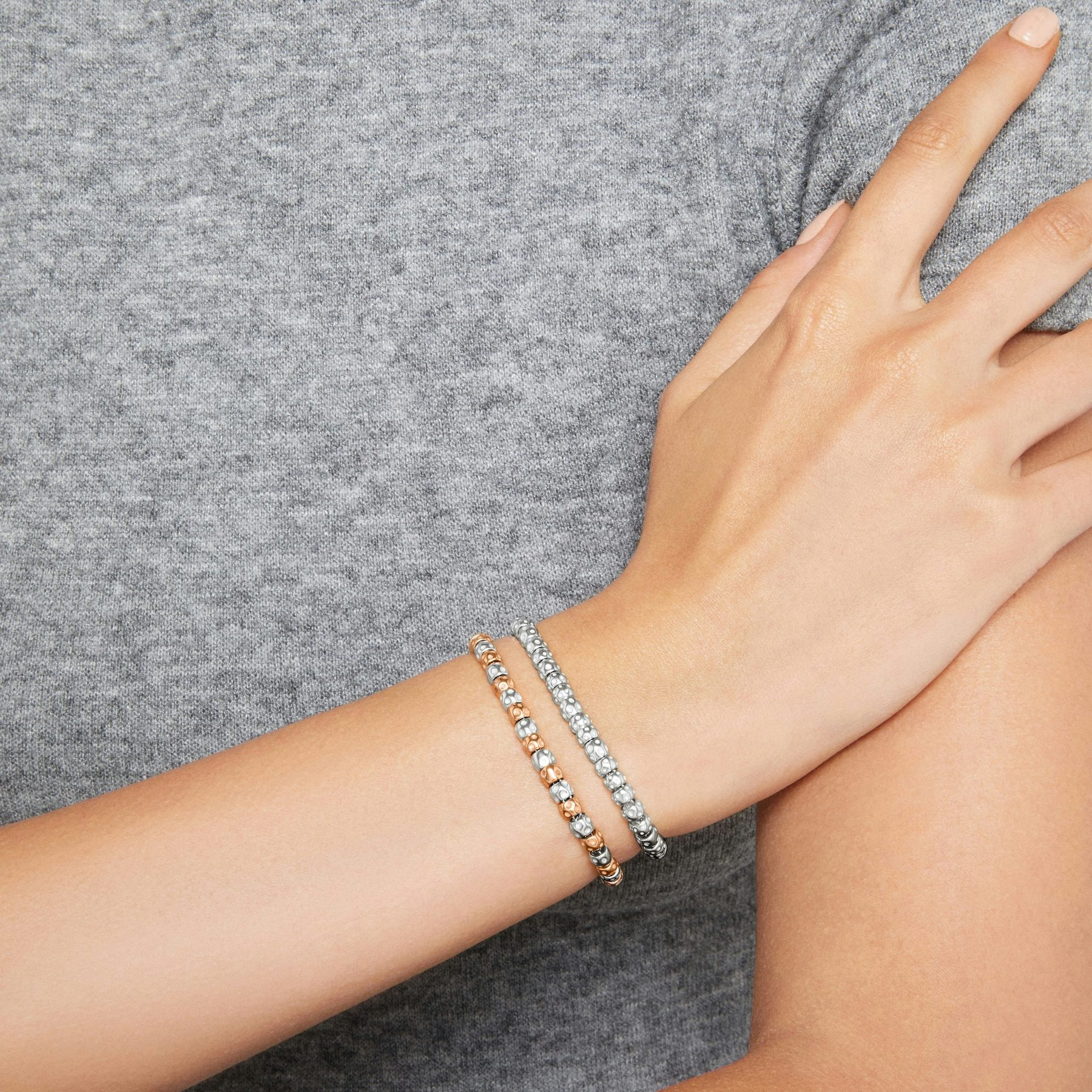 SILVER GRANELLI BRACELET - 4