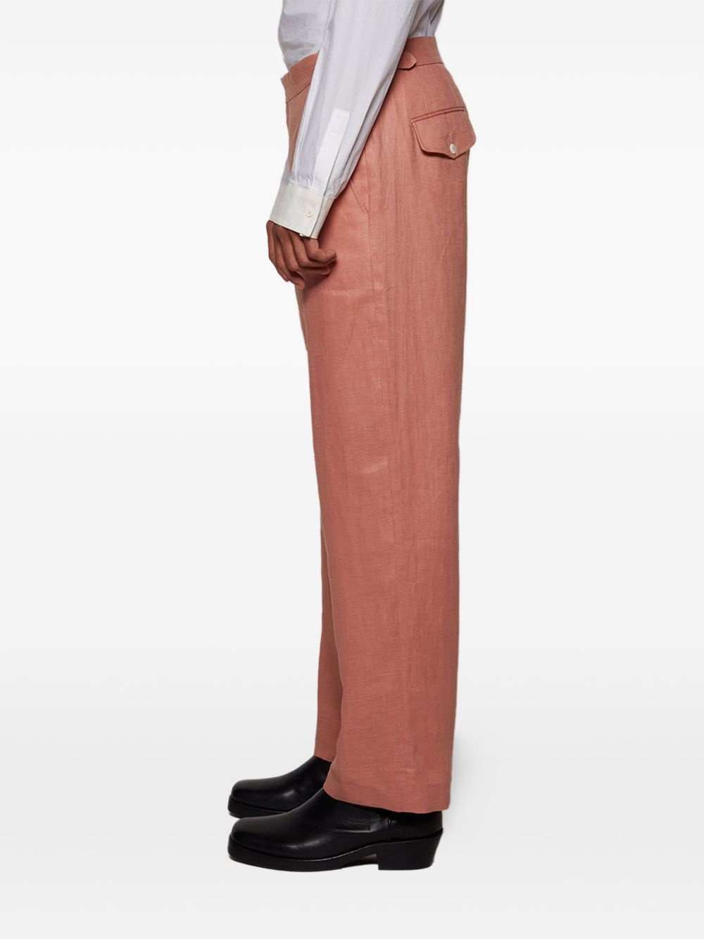 linen trousers - 4