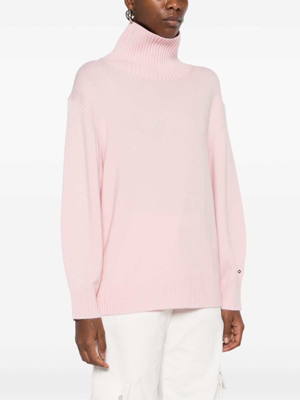 roll-neck wool-cashmere jumper - 3