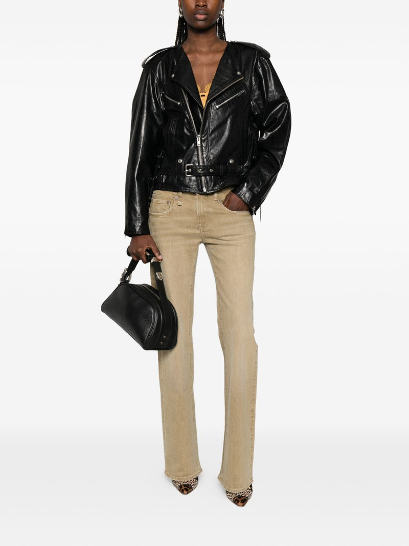 R13 zipped belted jacket outlook