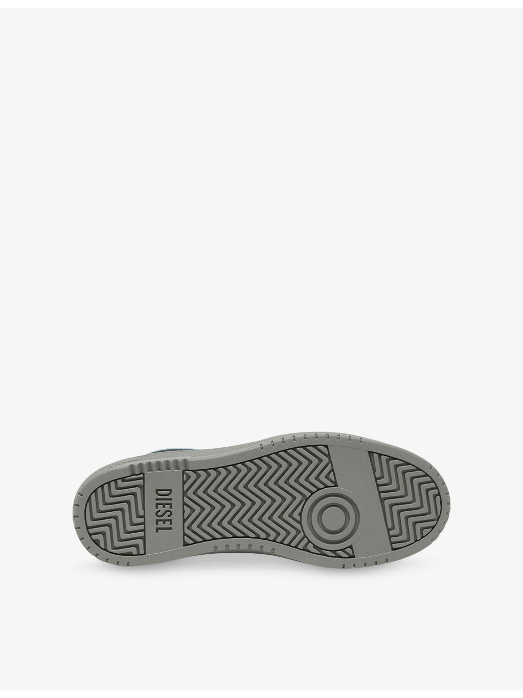 Oval Skate Leather and Fabric Trainers - 5