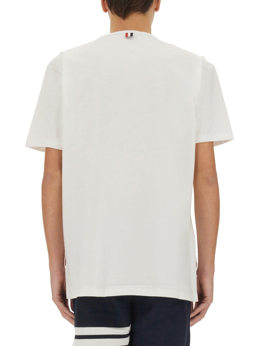 Thom Browne Men T-Shirt With Pocket - 3