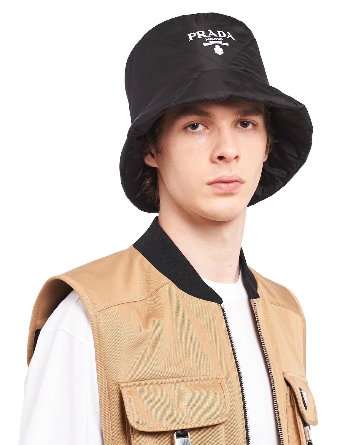 Padded Re-Nylon bucket hat - 2