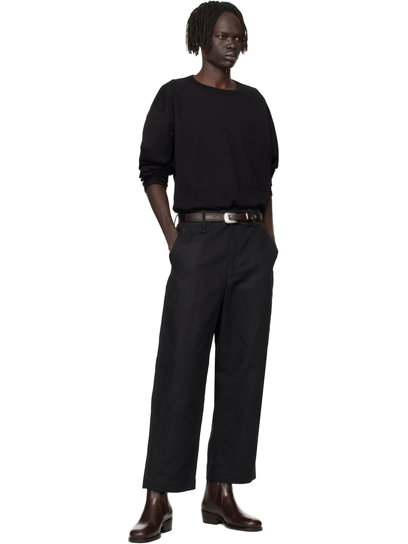 Lemaire Brown Minimal Western Belt outlook