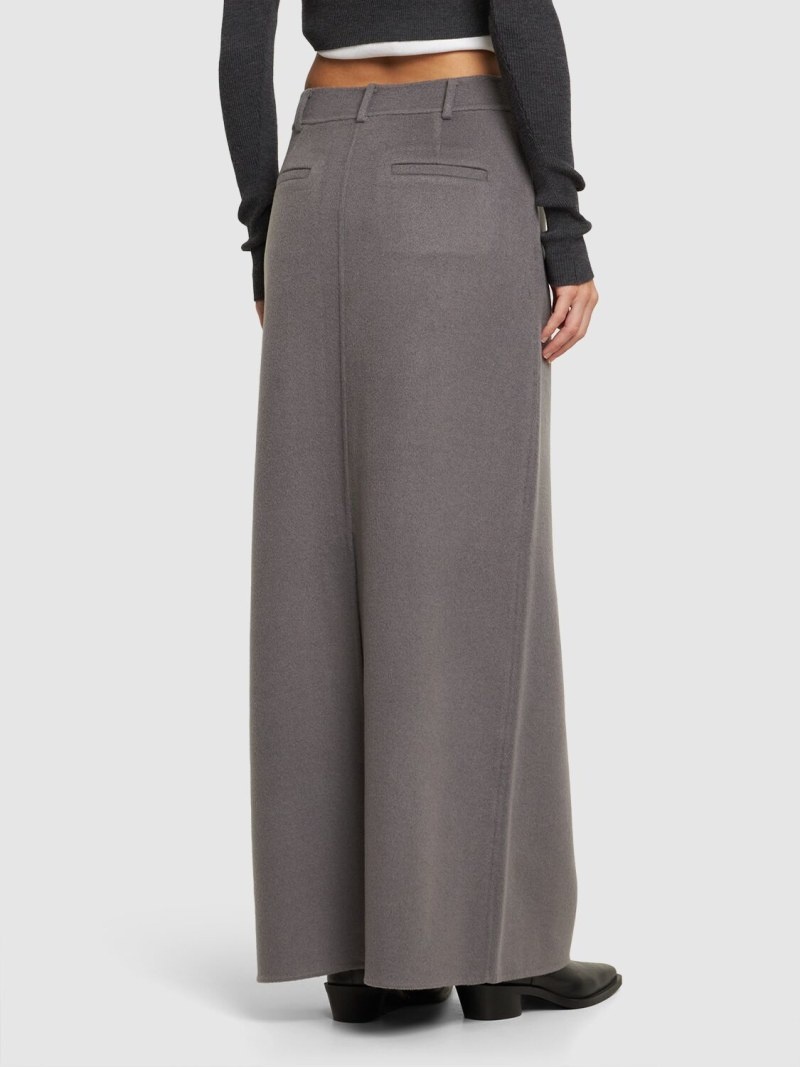 Malvo wool long pencil skirt - 3