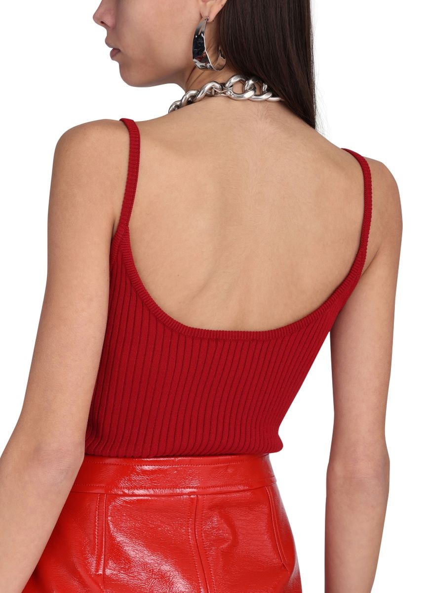 Rib Knit Tank Top - 5