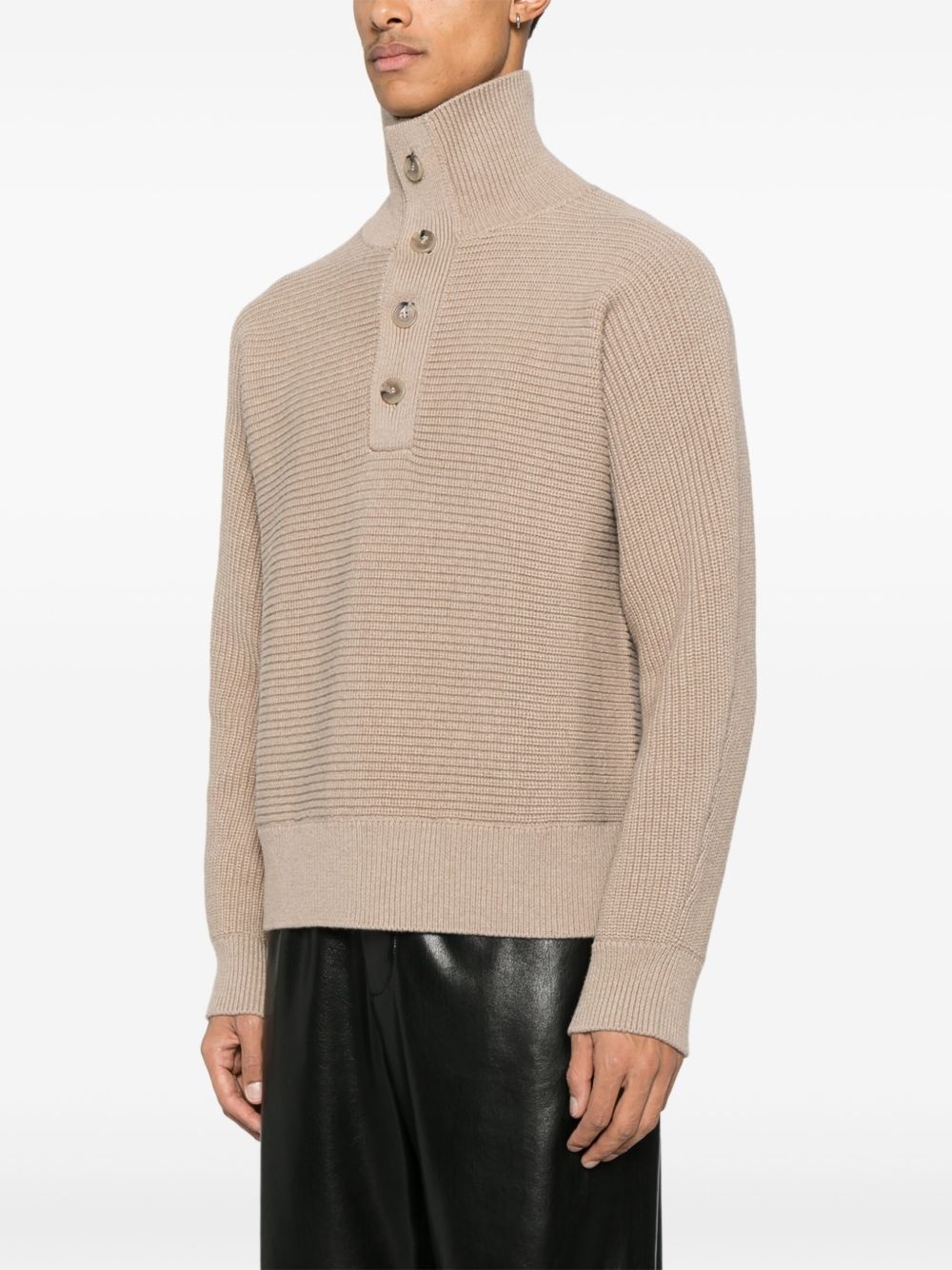 chunky-ribbed sweater - 3