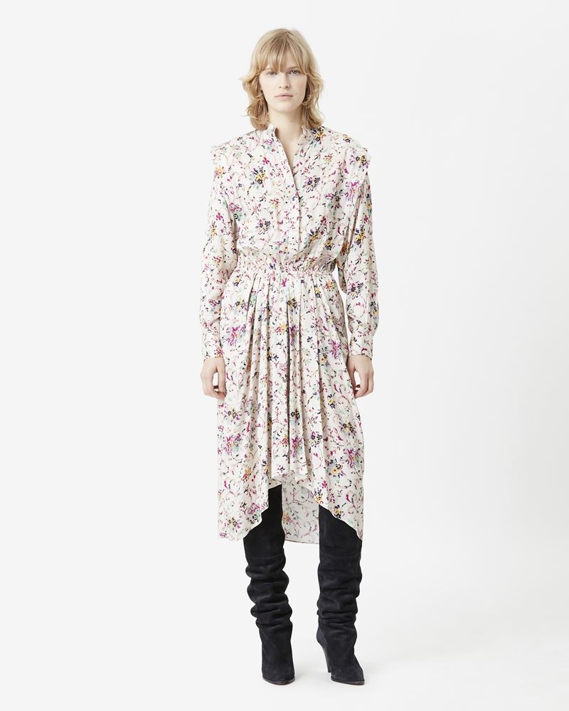 OKELEYA FLORAL MIDI DRESS - 2